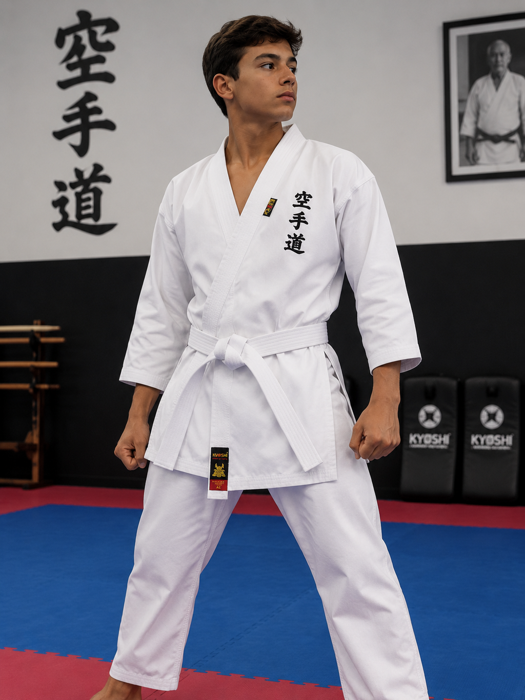 Kimono Start Katarê Kyoshi Bordado Karatê-DO