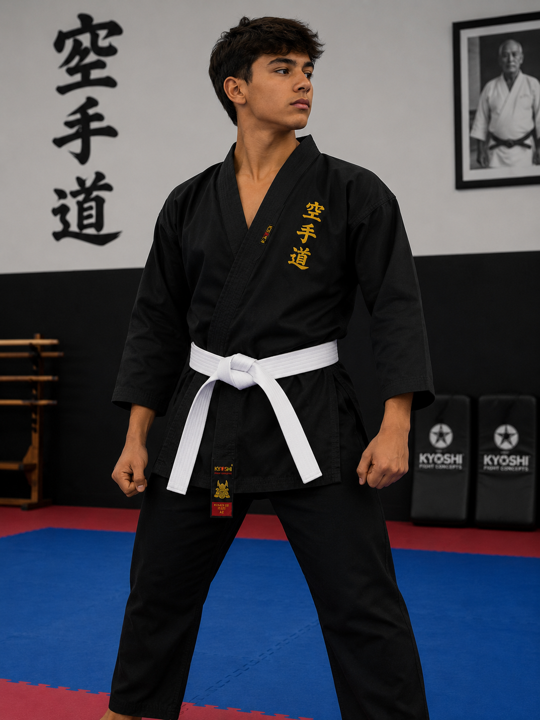 Kimono Start Katarê Kyoshi Bordado Karatê-DO
