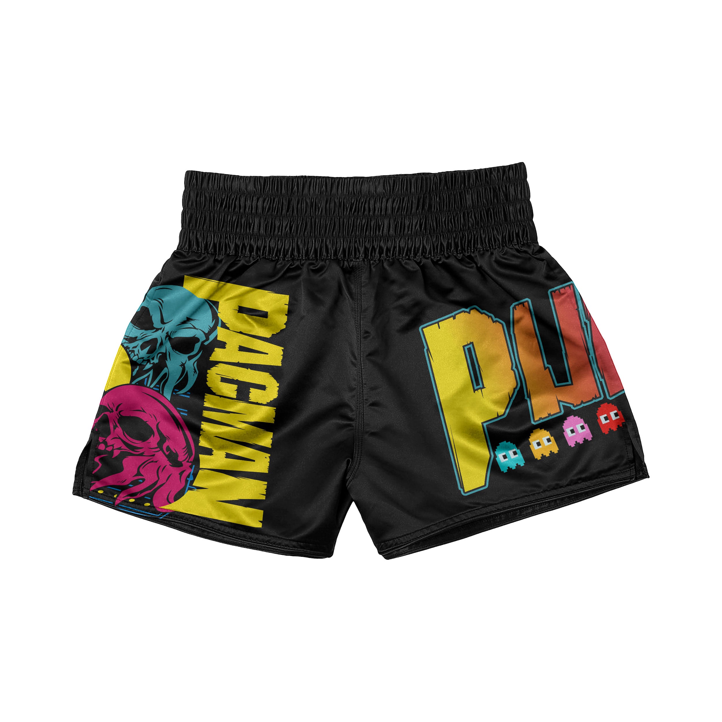 Short Treino/Passeio/Muay Thai Sublimado Packman Adulto/Infantil
