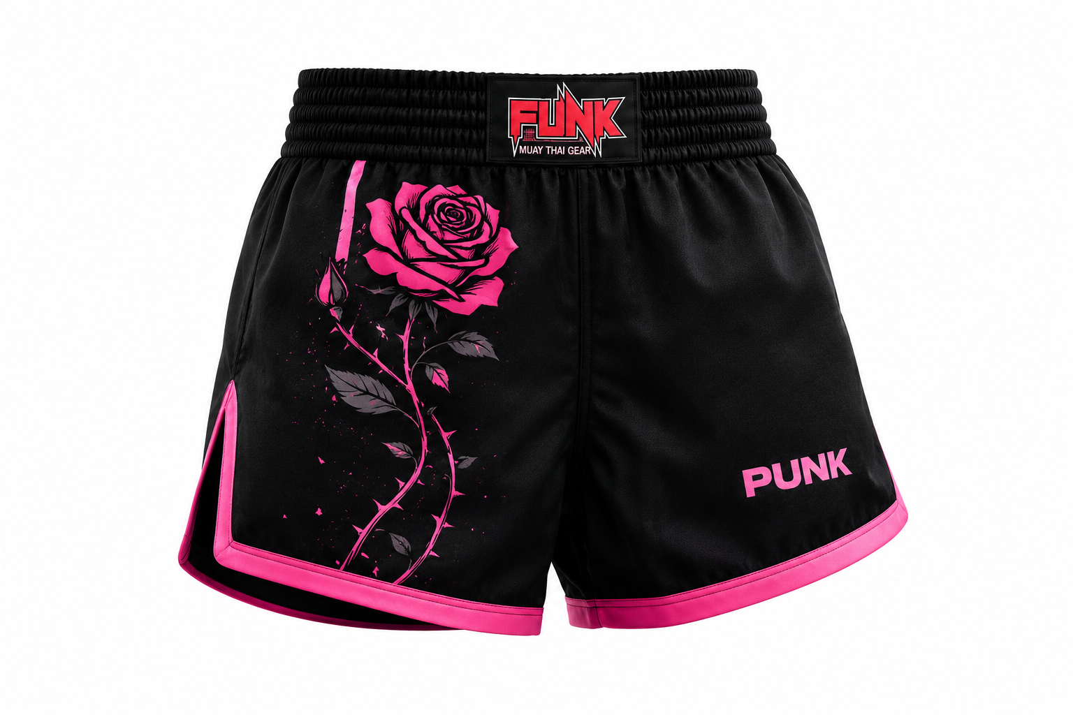 Short Muay Thai/Treino/Passeio Feminino Sublimado Rosa