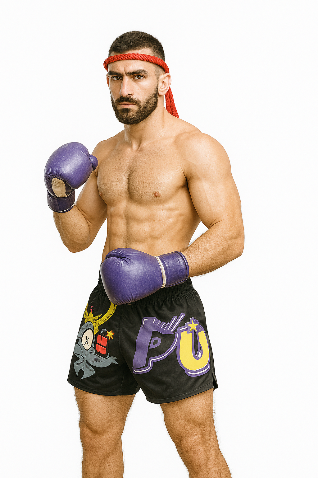 Short Treino/Passeio/Muay Thai Sublimado Coyote Adulto/Infantil