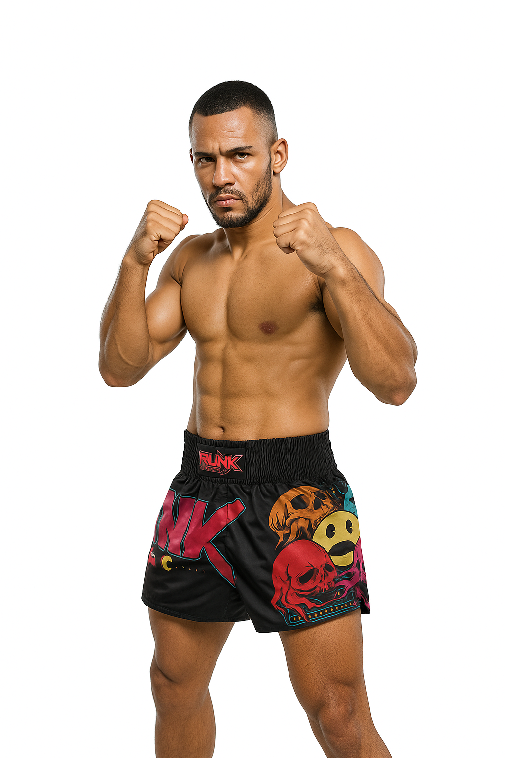 Short Treino/Passeio/Muay Thai Sublimado Packman Adulto/Infantil