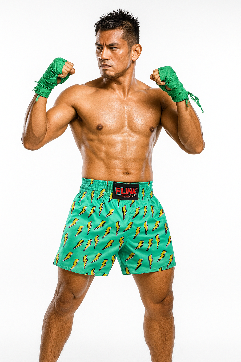 Short Treino/Passeio/Muay Thai Sublimado Raio Adulto/Infantil