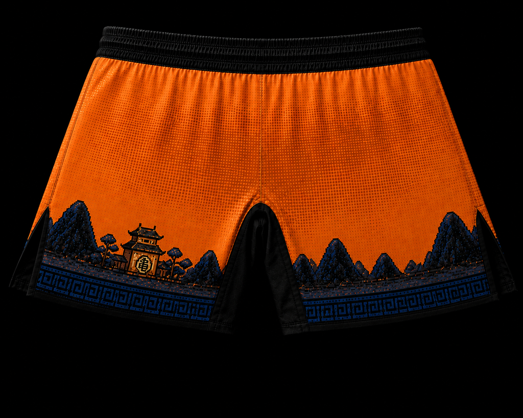 Short Muay Thai/Treino/Passeio Sublimado Goku Adulto/Infantil Punk
