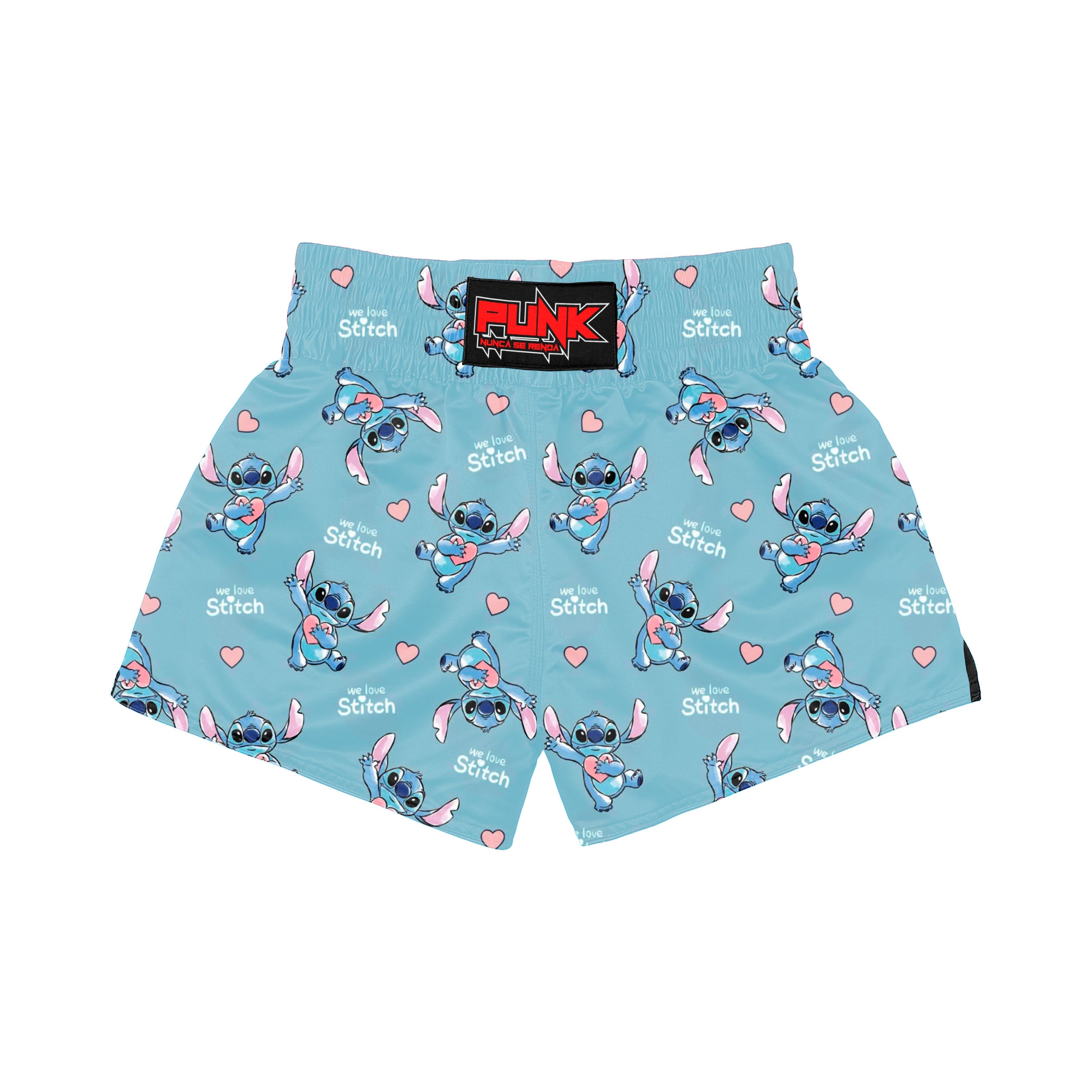 Short Treino/Passeio/Muay Thai Sublimado Stitch Adulto/Infantil