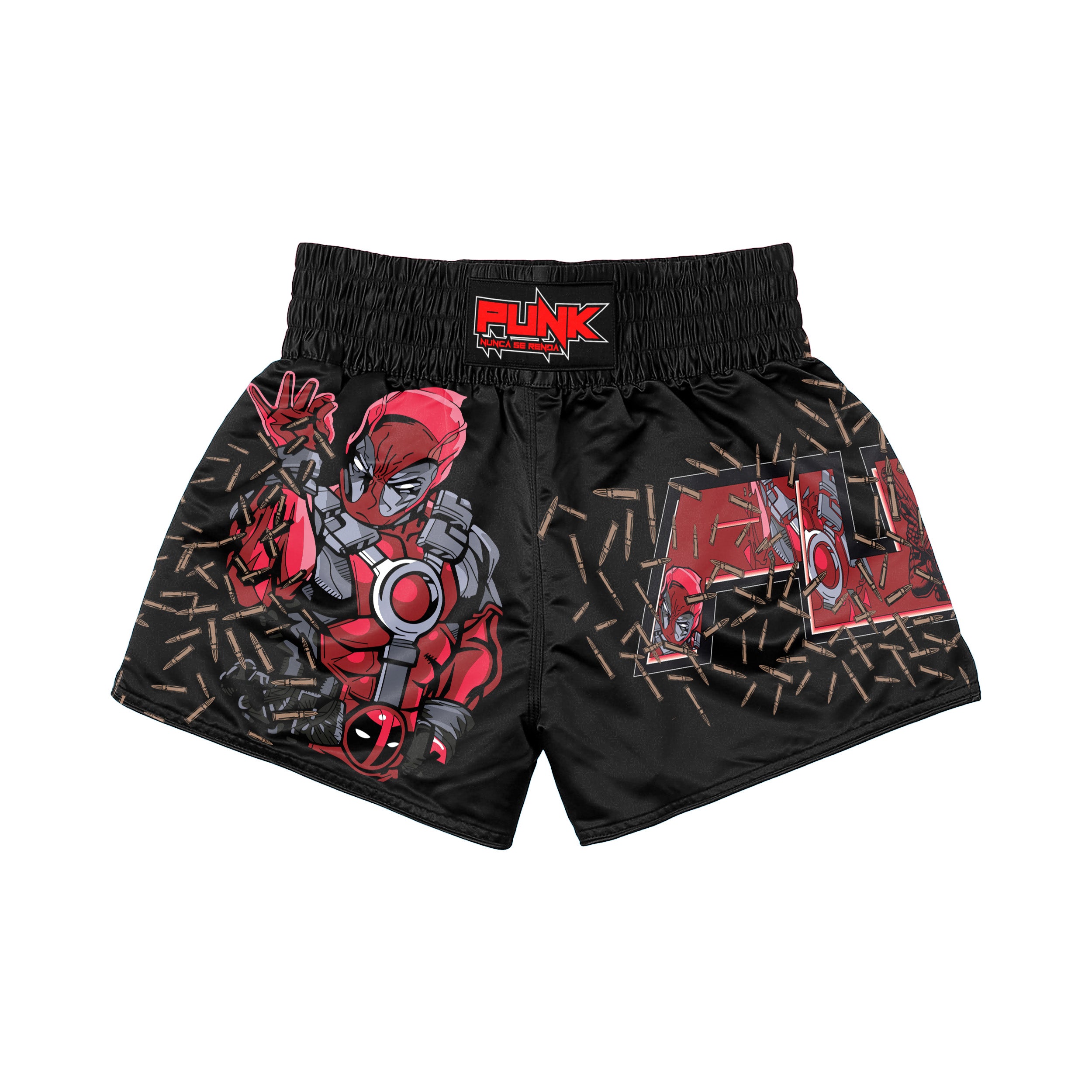 Short Treino/Passeio/Muay Thai Sublimado Deadpool Adulto/Infantil